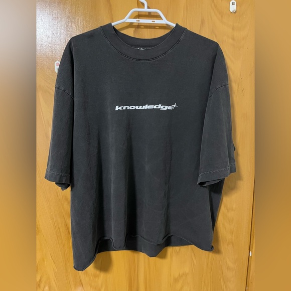 Knowledge Barbers tshirt size Xl fits boxy cropped hem - Picture 2 of 2